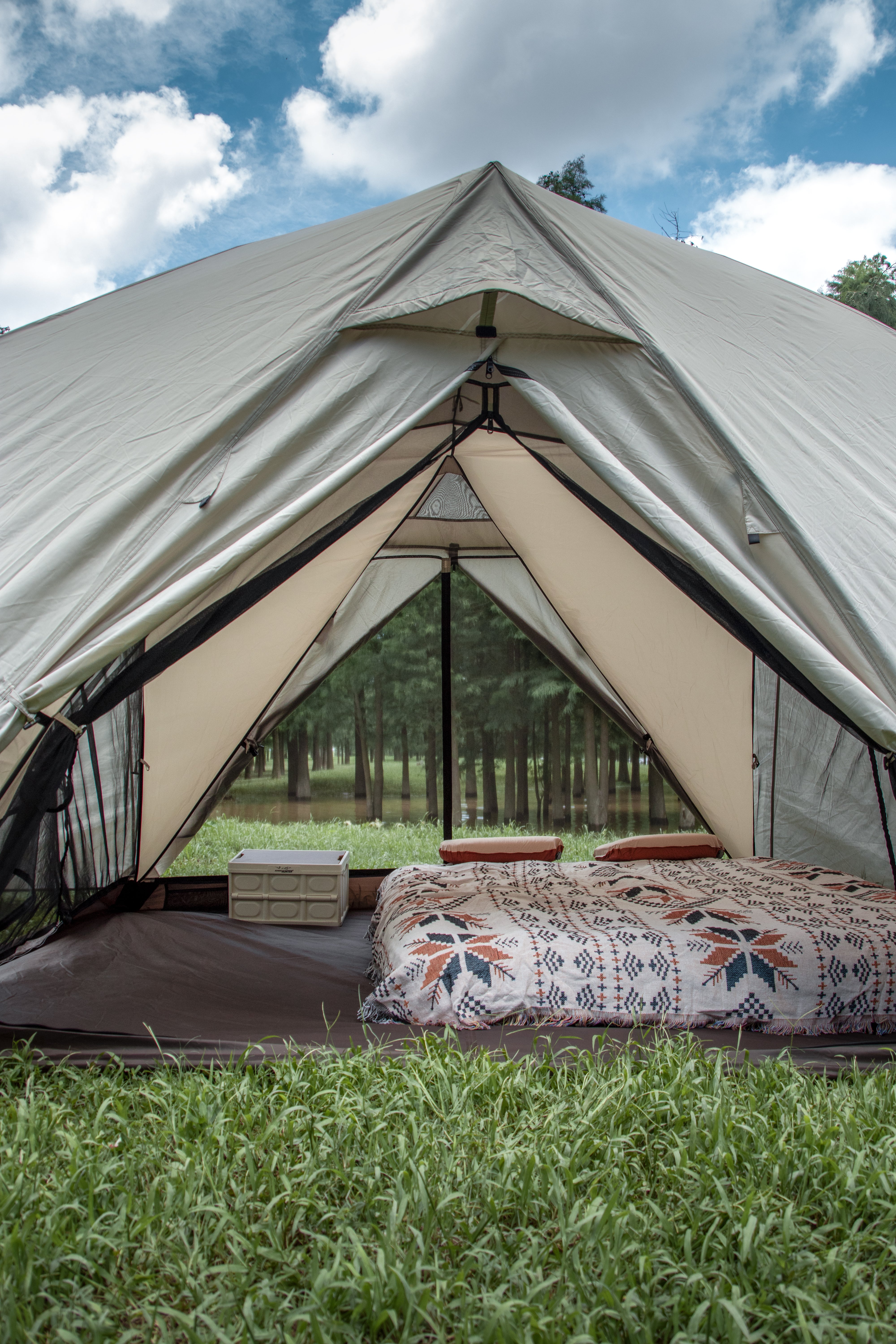 Arcadia 4P - Dual-Awning Modular Camping Tent