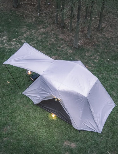 Arcadia 4P - Dual-Awning Modular Camping Tent